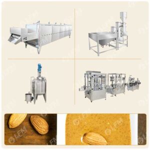 Ligne De Production De Pâte D'Amandes 300 Kg/H Automatique