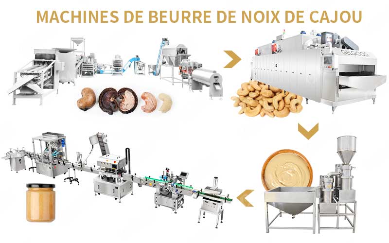 Composition De L’Unité Des Machines De Beurre De Noix De Cajou