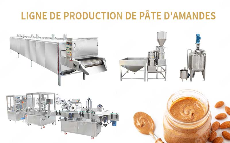 Processus De La Ligne De Production De Pâte D'Amandes