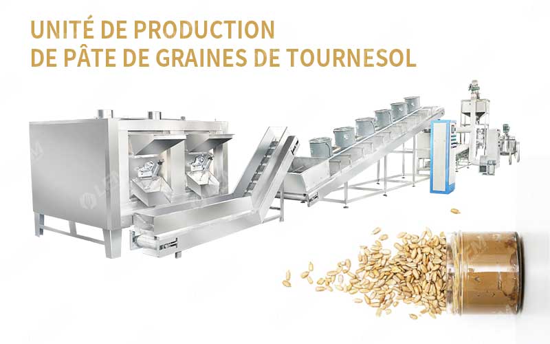 Machines Typiques Utilisées Dans La Production De Pâte De Graines De Tournesol