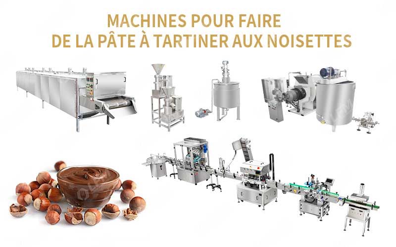 Caractéristiques Des Machines De Production De Pâte À Tartiner Aux Noisettes