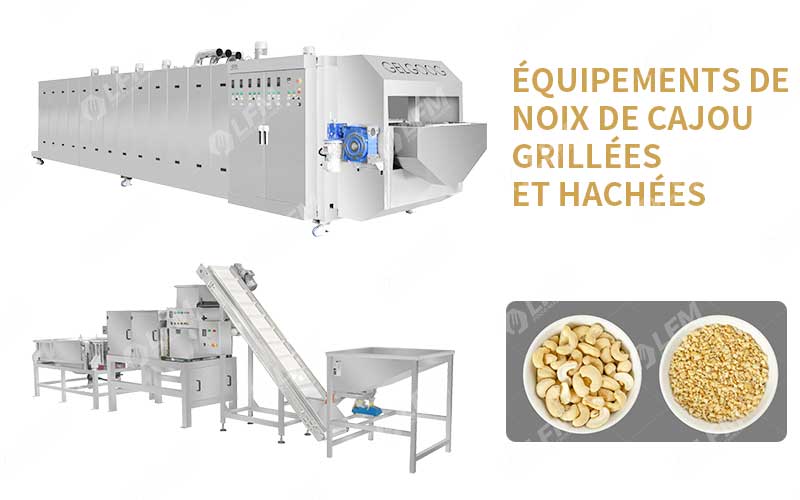 Équipements De La Ligne De Production De Noix De Cajou Grillées Et Hachées