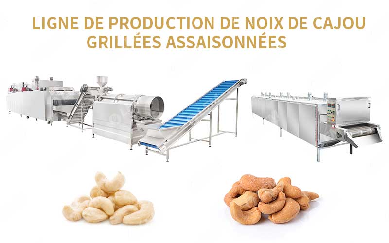 Machines De Ligne De Production De Noix De Cajou Grillées Assaisonnées