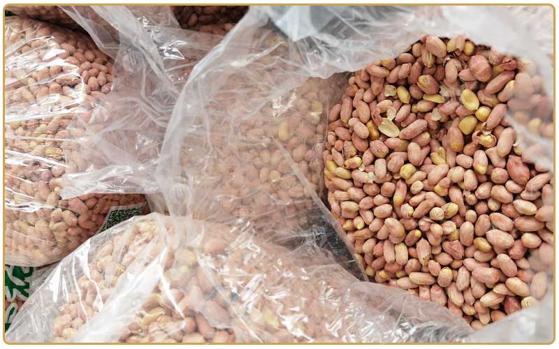 Codes De Santé Des Cacahuètes Grillées